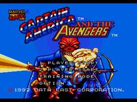 une photo d'Ã©cran de Captain America and the Avengers sur Sega Megadrive